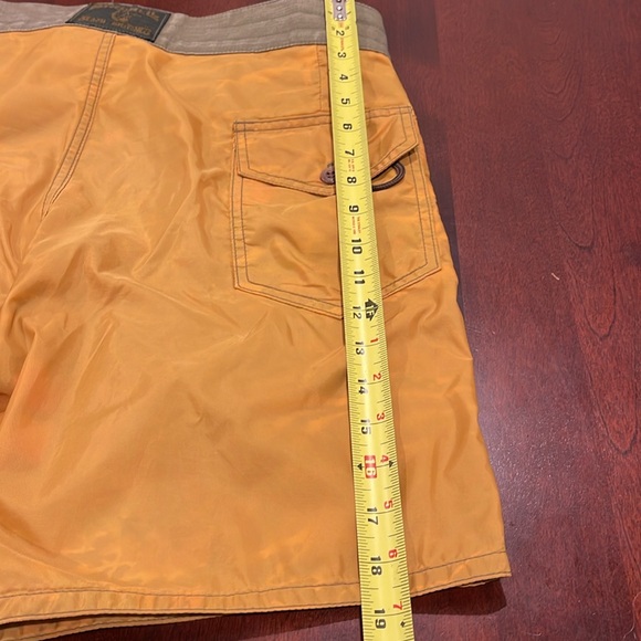 27034 Birdwell Beach Britches 311 ALOHA board shorts gold California USA swim - Picture 8 of 16